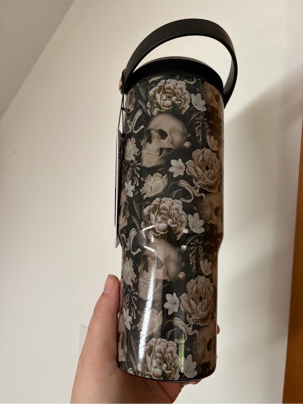 Hydrapeak Active Stainless Steel Halloween Skulls Water Bottle NWT RARE HTF